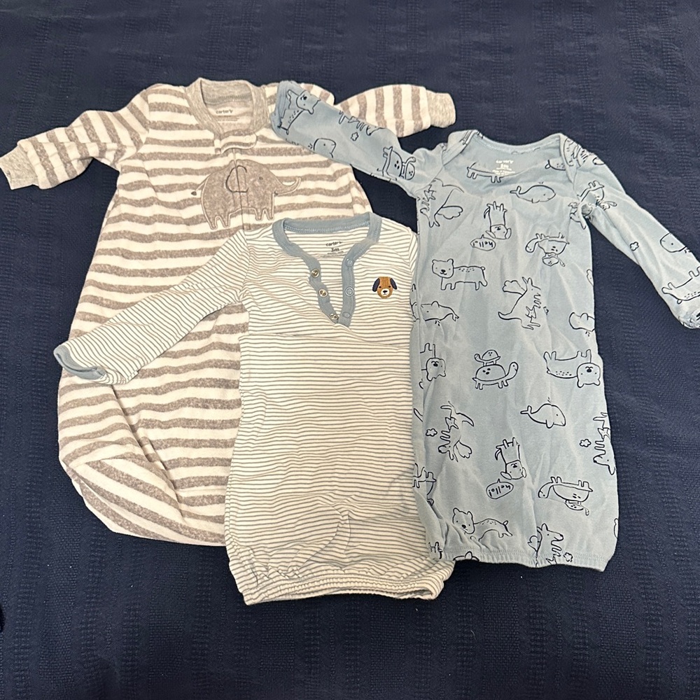 3-Piece Sleep Sack & Night Gowns - 3M